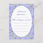 Hibiscus & kant BLAUW Informatiekaartje (Achterkant)