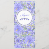Hibiscus & kant BLAUW Menu (Achterkant)