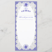 Hibiscus & kant BLAUW Menu (Voorkant)