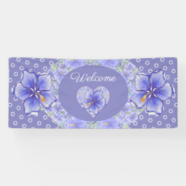 Hibiscus & kant BLAUW Spandoek