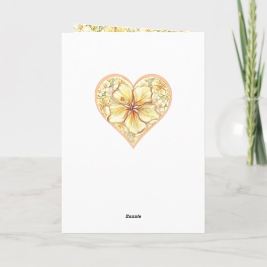 Hibiscus & kant GEEL (Achterkant)