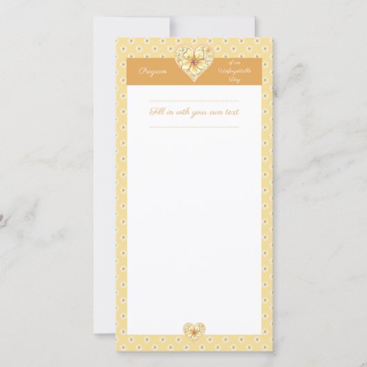 Hibiscus & kant GEEL (Voorkant)