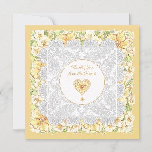 Hibiscus & kant GEEL (Voorkant)