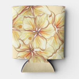 Hibiscus & kant GEEL Blikjeskoeler