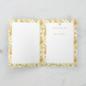 Hibiscus & kant GEEL Kaart (Binnen)