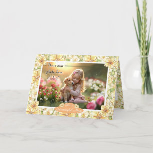 Hibiscus & kant GEEL Kaart