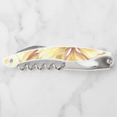 Hibiscus & kant GEEL Kurkentrekker (Achterkant)