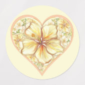 Hibiscus & kant GEEL Labels (Design 1)