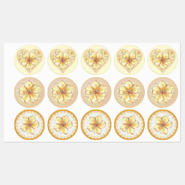 Hibiscus & kant GEEL Labels