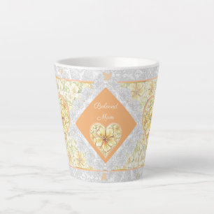 Hibiscus & kant GEEL Latte Mok