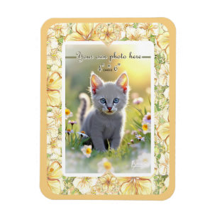 Hibiscus & kant GEEL Magneet