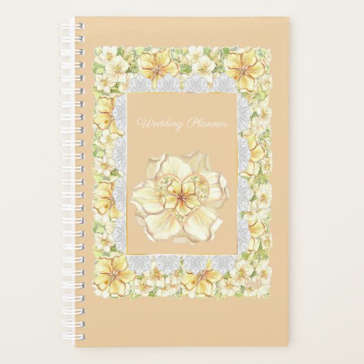Hibiscus & kant GEEL Planner (Voorkant)