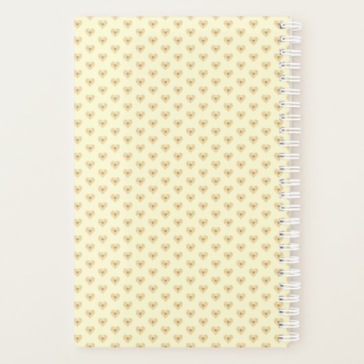 Hibiscus & kant GEEL Planner (Achterkant)