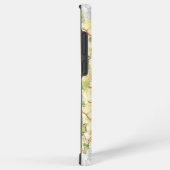 Hibiscus & kant GEEL Samsung Galaxy Hoesje (Rechterkant)