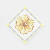 Hibiscus & kant GEEL Servet (Hoek)