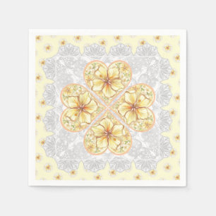 Hibiscus & kant GEEL Servet