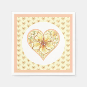 Hibiscus & kant GEEL Servet