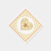 Hibiscus & kant GEEL Servet (Hoek)