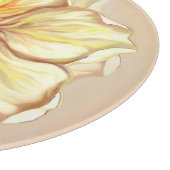 Hibiscus & kant GEEL Snijplank (Hoek)