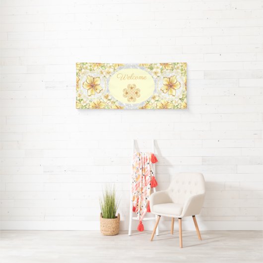 Hibiscus & kant GEEL Spandoek (Insitu)