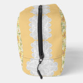 Hibiscus & kant GEEL Toilettasje (Rechts)