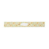 Hibiscus & kant GEEL Uitnodigingen Wikkel (Vlak)