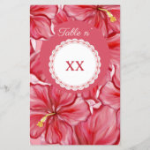 Hibiscus & kant ROOD (Achterkant)