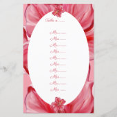 Hibiscus & kant ROOD (Voorkant)