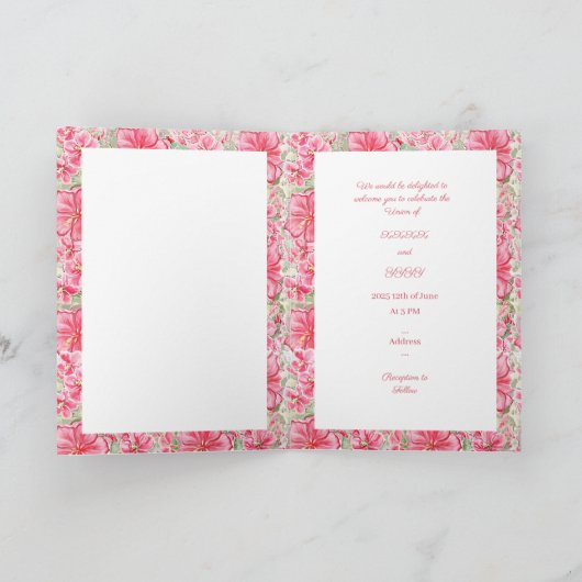 Hibiscus & kant ROOD (Binnen)