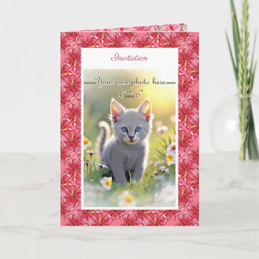 Hibiscus & kant ROOD (Voorkant)