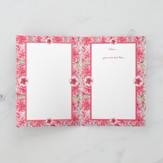 Hibiscus & kant ROOD (Binnen)