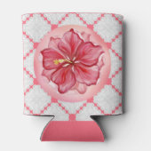 Hibiscus & kant ROOD Blikjeskoeler (Achterkant)