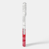 Hibiscus & kant ROOD Case-Mate iPhone Case (Achterkant / Rechts)