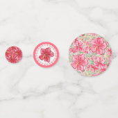 Hibiscus & kant ROOD Confetti (Achterkanten)