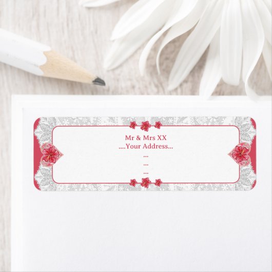 Hibiscus & kant ROOD Etiket (Insitu)