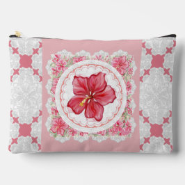 Hibiscus & kant ROOD Etui