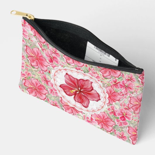 Hibiscus & kant ROOD Etui (Open)