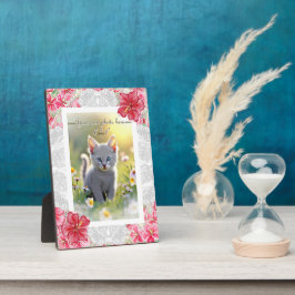 Hibiscus & kant ROOD Fotoplaat