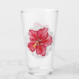 Hibiscus & kant ROOD Glas