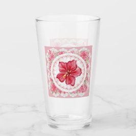 Hibiscus & kant ROOD Glas