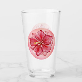 Hibiscus & kant ROOD Glas