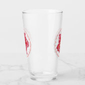 Hibiscus & kant ROOD Glas (Links)