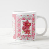 Hibiscus & kant ROOD Grote Koffiekop (Rechts)