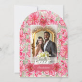 Hibiscus & kant ROOD Kaart (Voorkant)