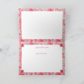 Hibiscus & kant ROOD Kaart (Binnen)