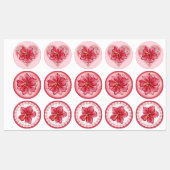 Hibiscus & kant ROOD Labels (Vel)