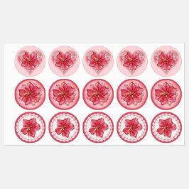 Hibiscus & kant ROOD Labels