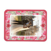 Hibiscus & kant ROOD Magneet (Horizontaal)