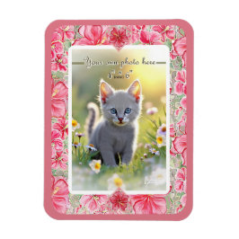 Hibiscus & kant ROOD Magneet