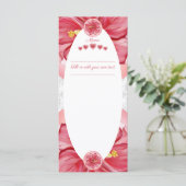 Hibiscus & kant ROOD Menu (Staand voorkant)